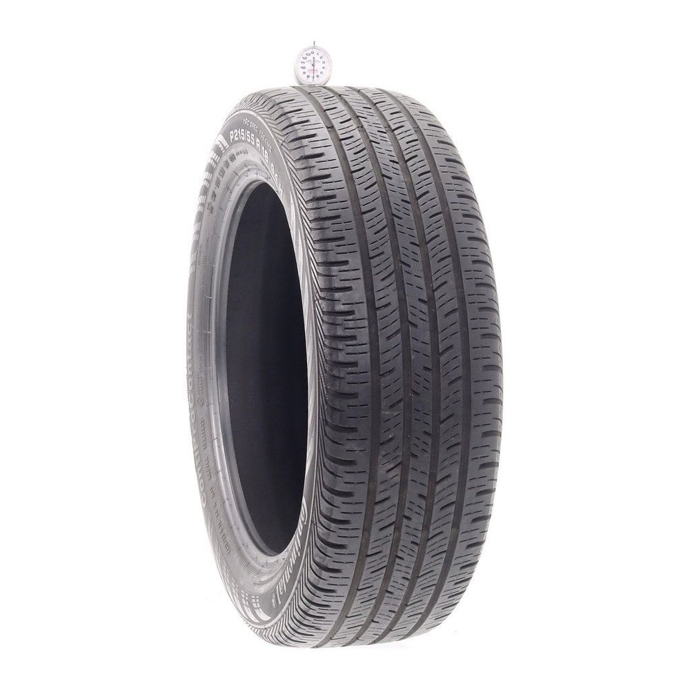 Set of (2) Used 215/55R18 Continental ContiProContact 94H - 7-7.5/32 - Image 1