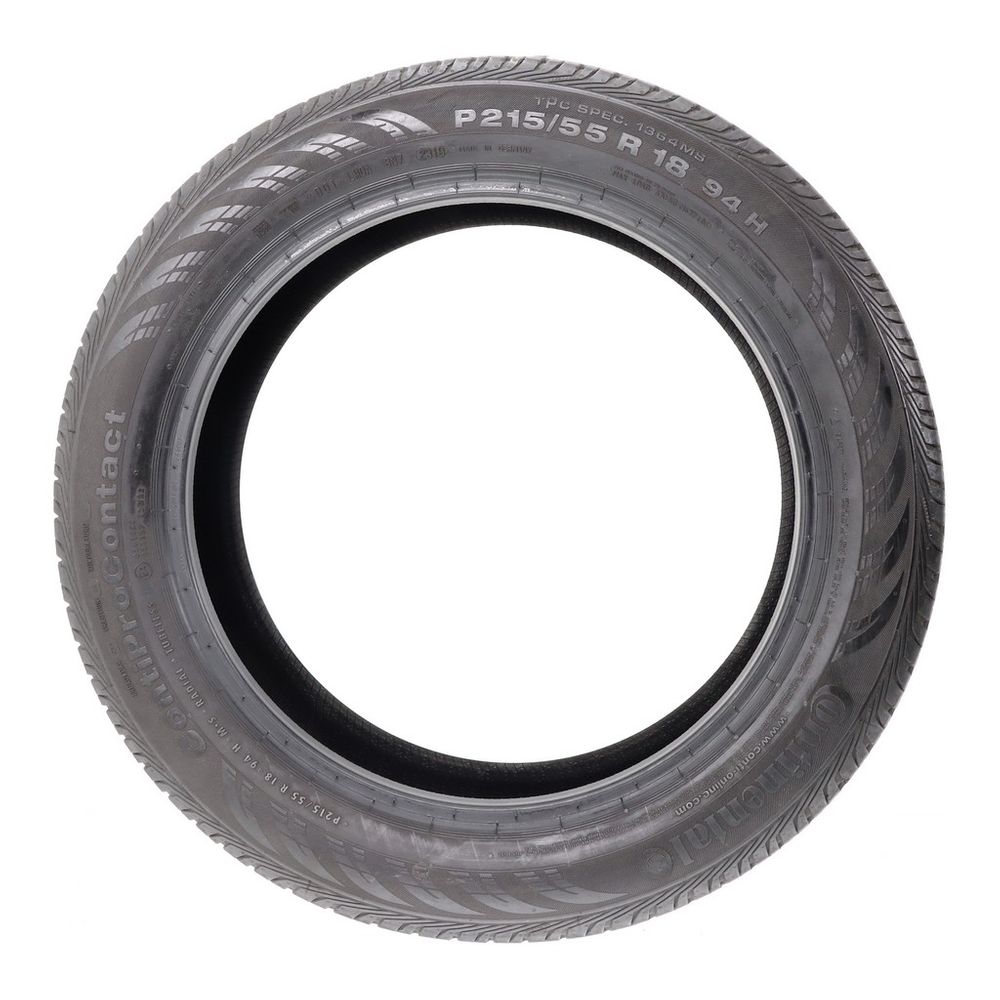 Set of (2) Used 215/55R18 Continental ContiProContact 94H - 7-7.5/32 - Image 3