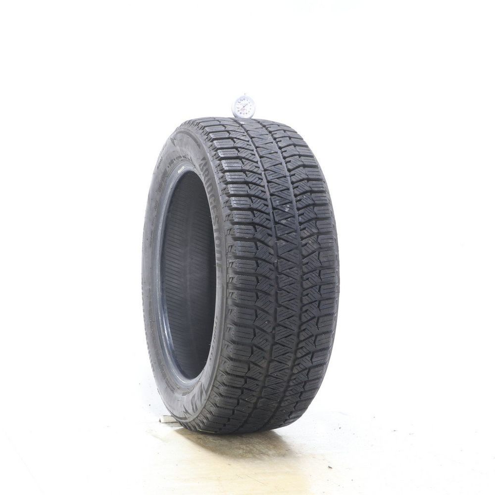 Set of (2) Used 215/55R17 Bridgestone Blizzak WS90 Studless 94H - 8.5-10/32 - Image 1