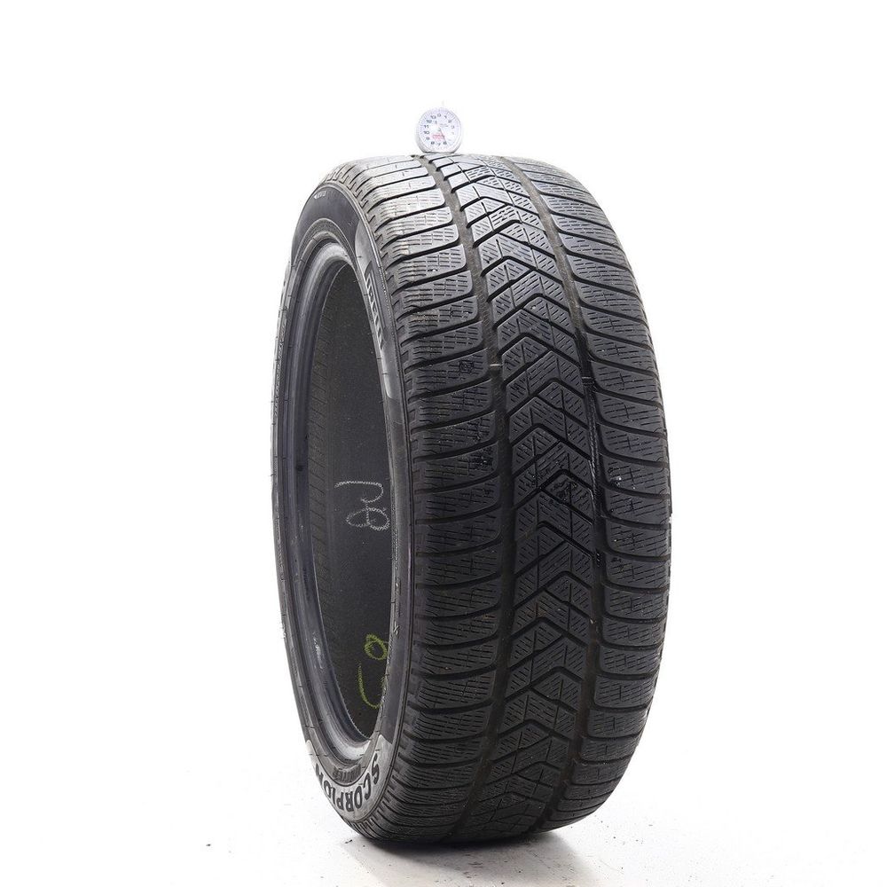 Set of (2) Used 255/45R20 Pirelli Scorpion Winter 105V - 6-6.5/32 - Image 1