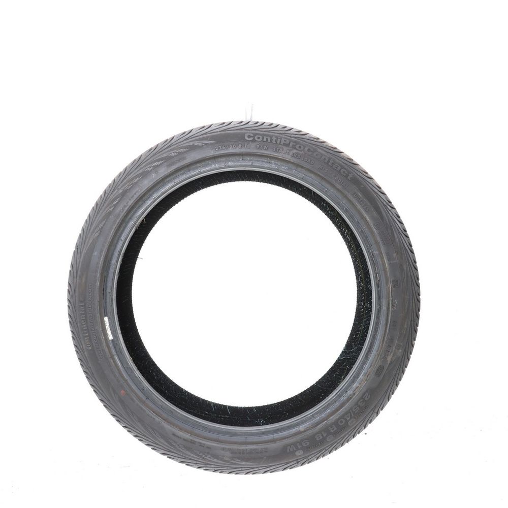 Used 235/40R18 Continental ContiProContact 91W - 8.5/32 - Image 3