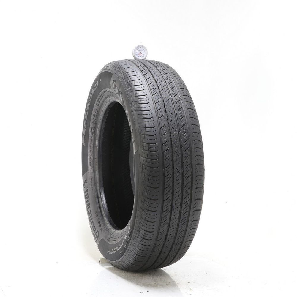 Set of (4) Used 215/65R17 Continental ProContact TX 99H - 5.5/32 - Image 1