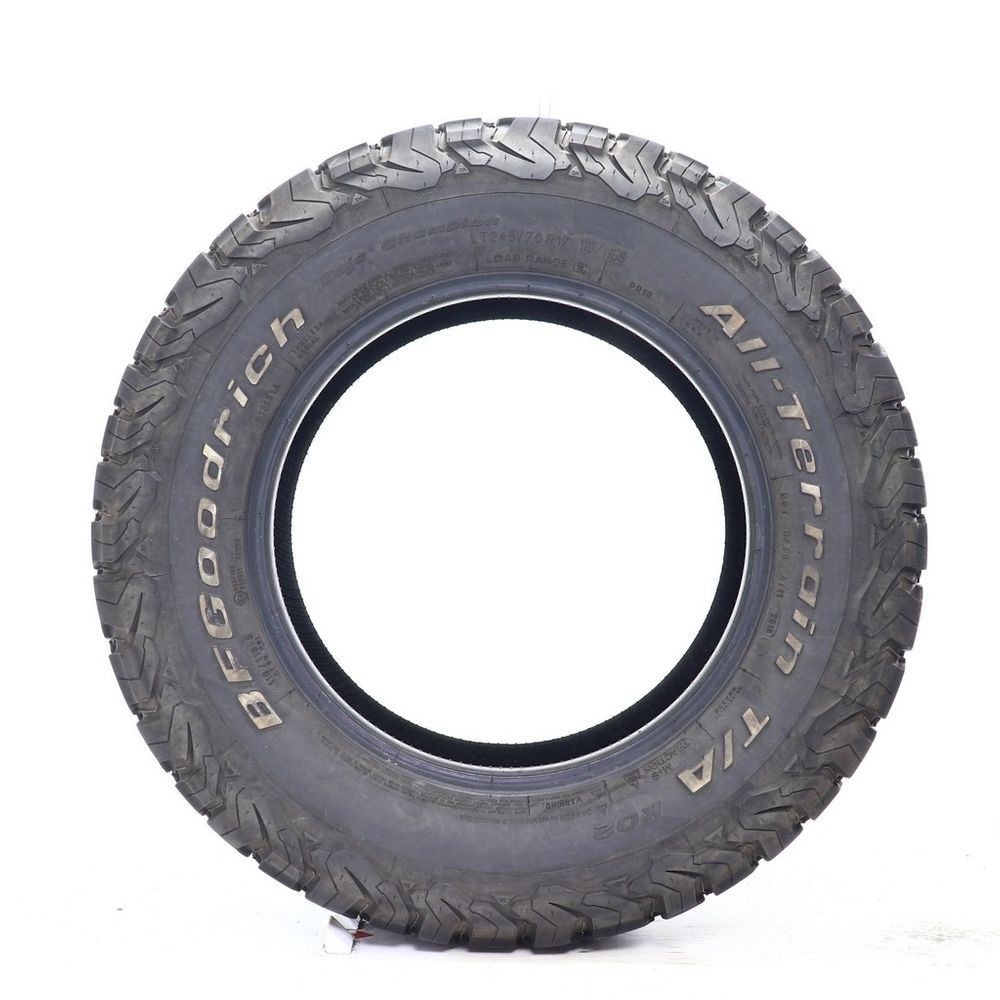 Set of (2) Used LT 245/70R17 BFGoodrich All-Terrain T/A KO2 119/116S E - 11-11.5/32 - Image 3