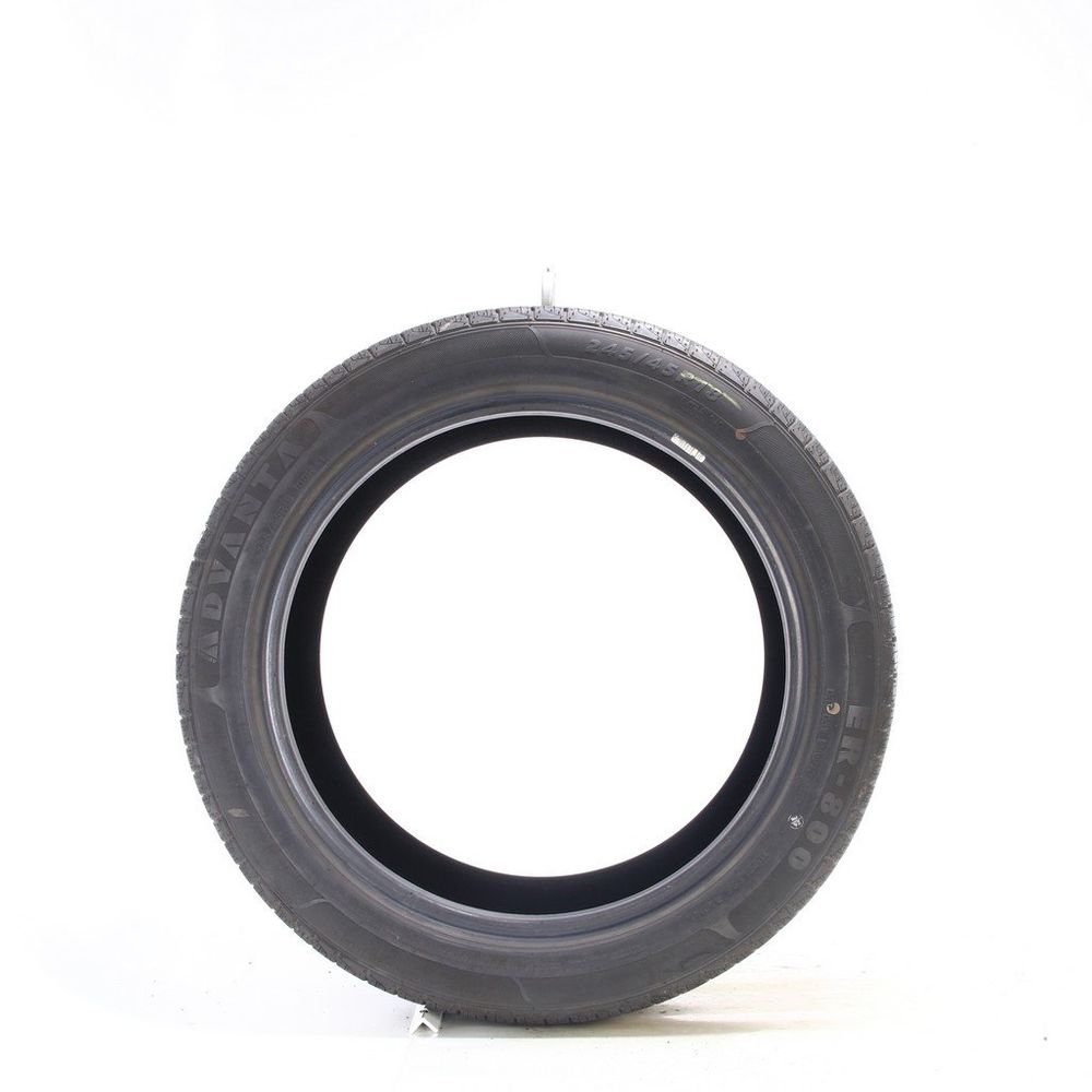 Set of (2) Used 245/45R18 Advanta ER-800 100H - 7.5-8/32 - Image 3
