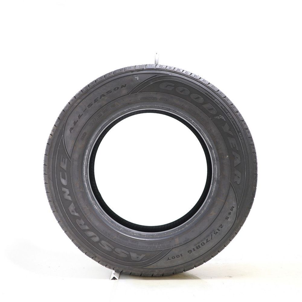 Set of (4) Used 215/70R16 Goodyear Assurance All-Season 100T - 7.5-8.5/32 - Image 3
