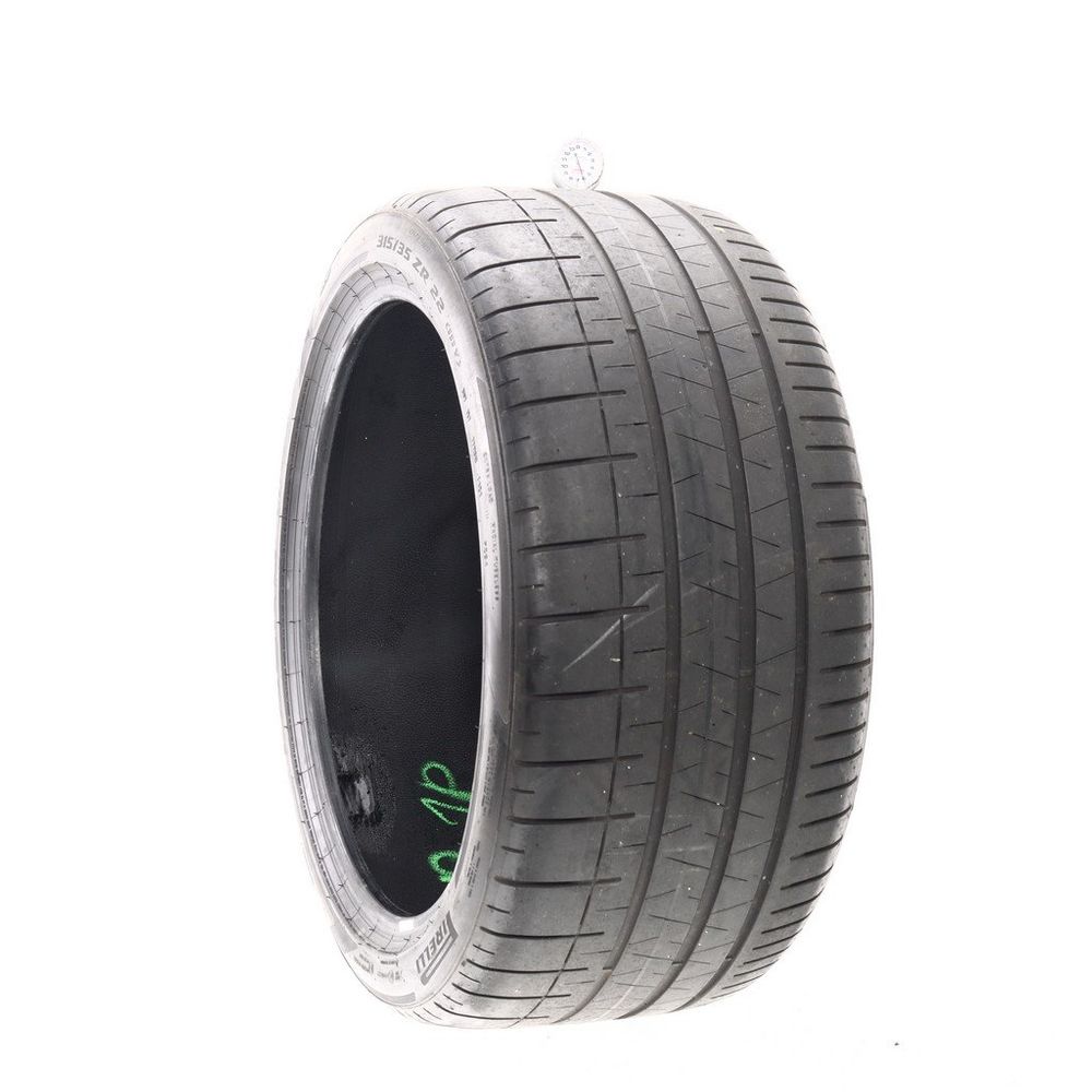 Set of (2) Used 315/35ZR22 Pirelli P Zero Corsa PZC4 NC0 111Y - 6-6.5/32 - Image 1