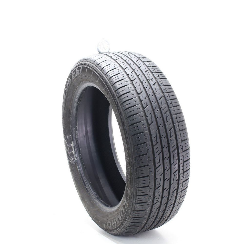 Set of (2) Used 225/55R18 Kumho Eco Solus KL21 98H - 6.5-8/32 - Image 1