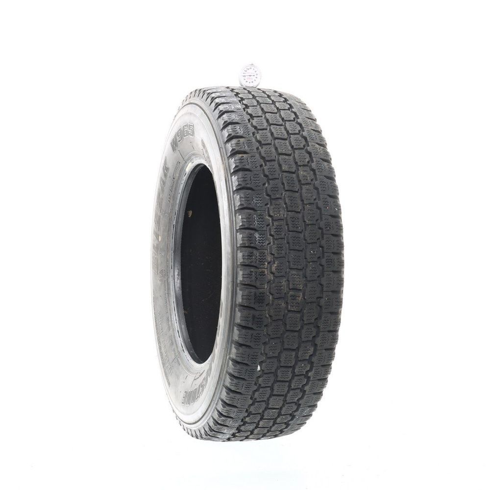 Set of (2) Used LT 245/70R17 Bridgestone Blizzak W965 119/116Q E - 10-10.5/32 - Image 1
