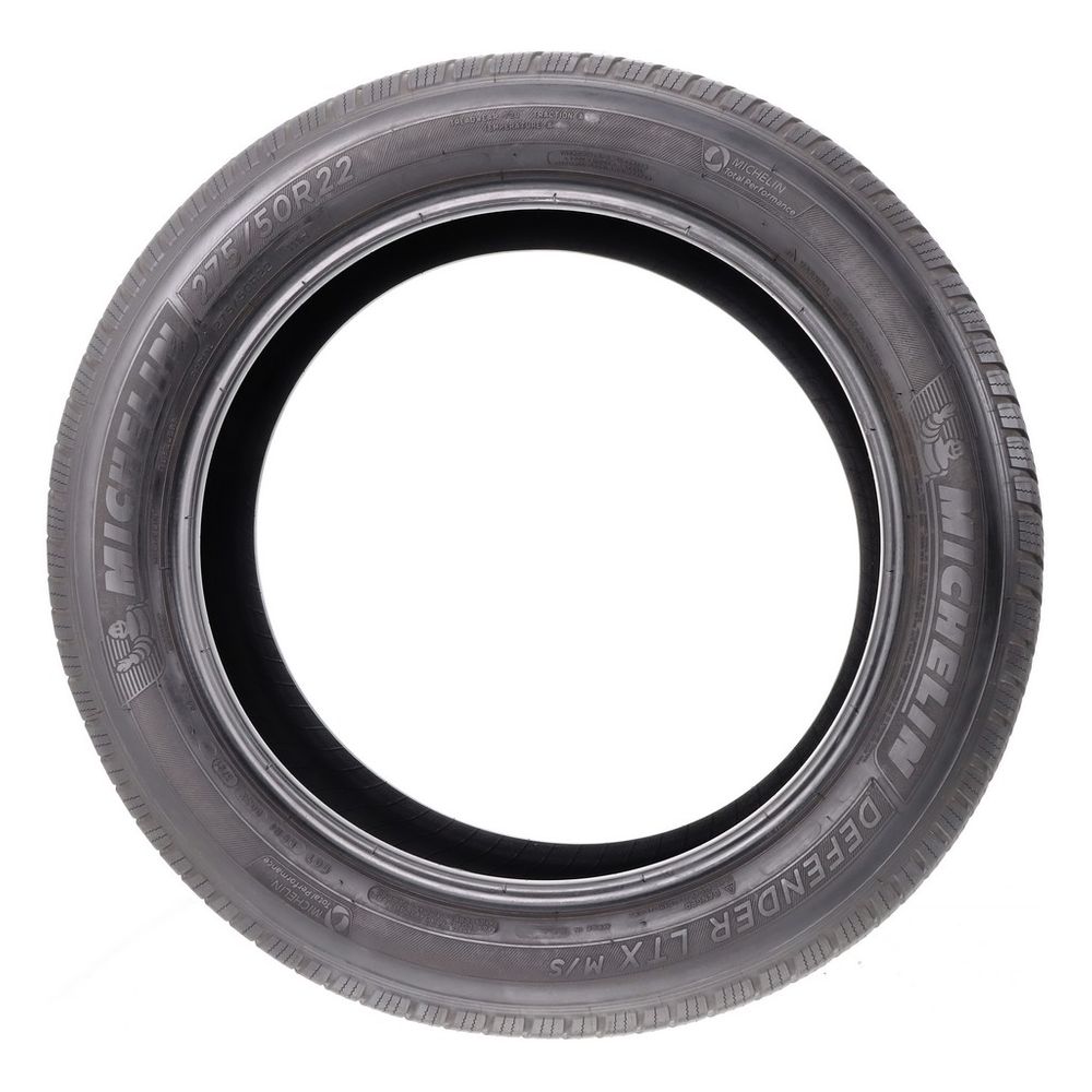 Set of (2) Used 275/50R22 Michelin Defender LTX M/S 111H - 7.5/32 - Image 3