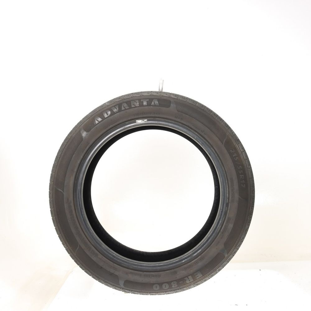Set of (2) Used 215/55R17 Advanta ER-800 94V - 7.5/32 - Image 3