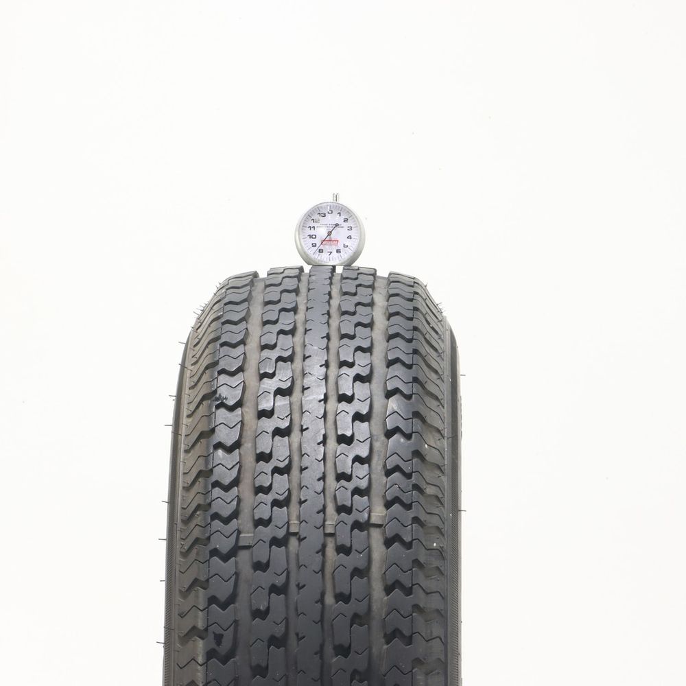 Set of (2) Used ST 205/75R14 Commodore Radial Tubeless 100L C - 8/32 - Image 2