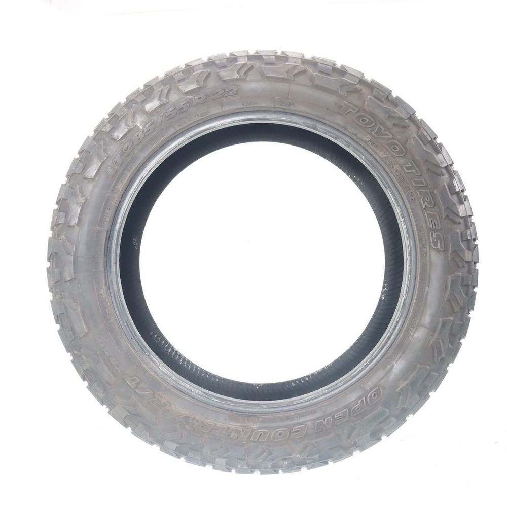 Set of (2) Used LT 285/55R22 Toyo Open Country RT Trail 124/121Q E - 13-14/32 - Image 3