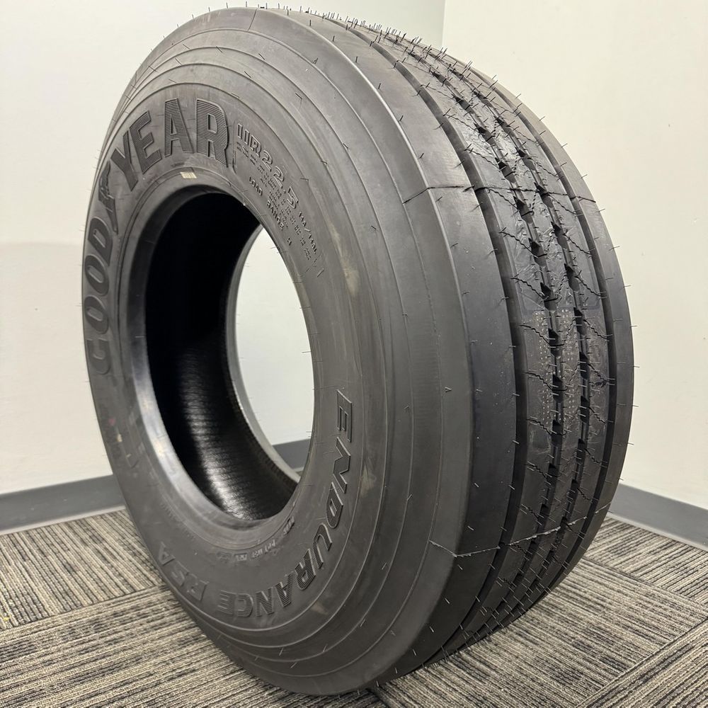 Set of (4) New LT 11R22.5 Goodyear Endurance RSA 146/143L H - 26/32 - Image 1