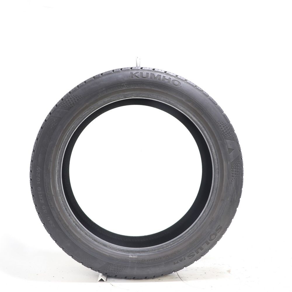 Used 245/45ZR19 Kumho Solus TA71 102W - 7.5/32 - Image 3