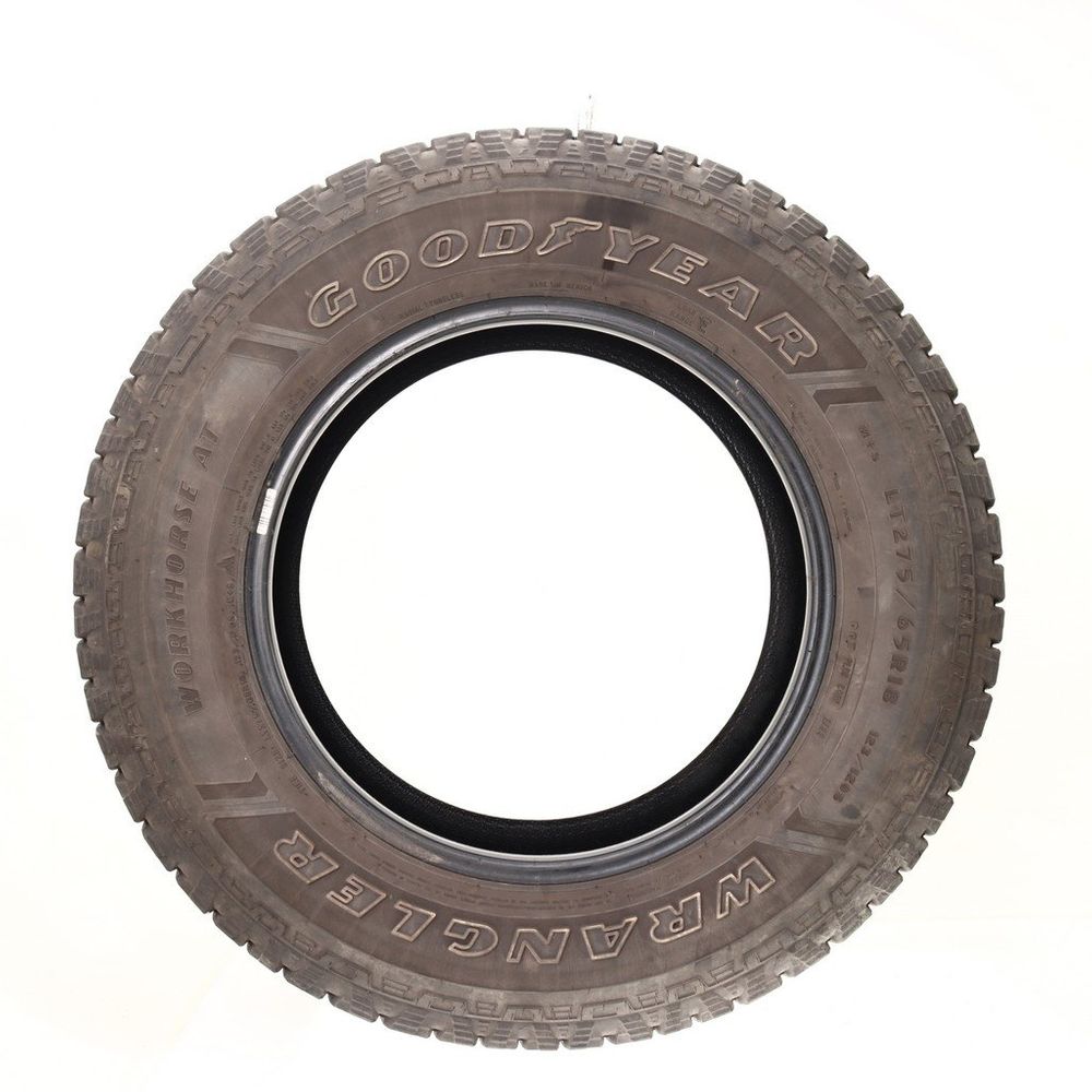 Set of (2) Used LT 275/65R18 Goodyear Wrangler Workhorse AT 123/120S E - 6.5-7/32 - Image 3