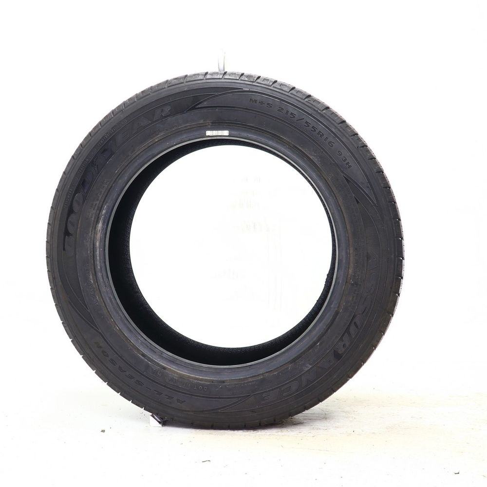 Set of (2) Used 215/55R16 Goodyear Assurance All-Season 93H - 6.5/32 - Image 3