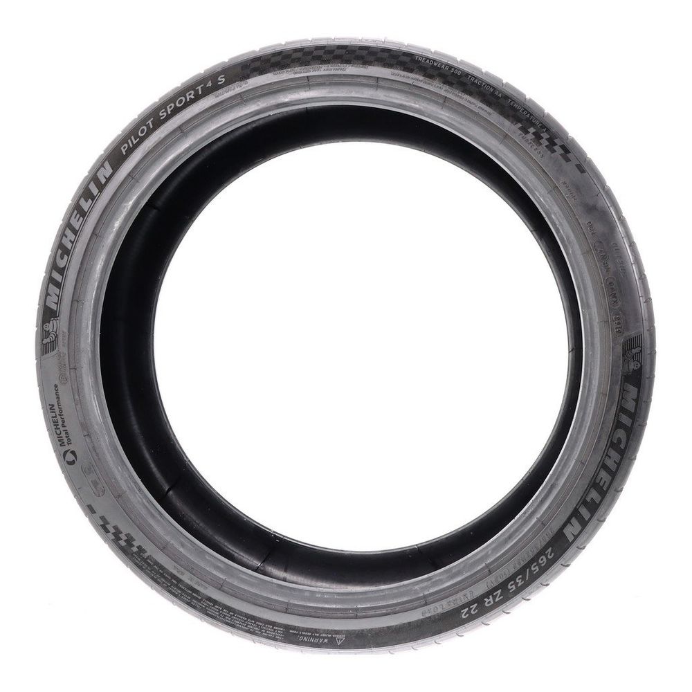Set of (2) Used 265/35ZR22 Michelin Pilot Sport 4 S 102Y - 6-7/32 - Image 6
