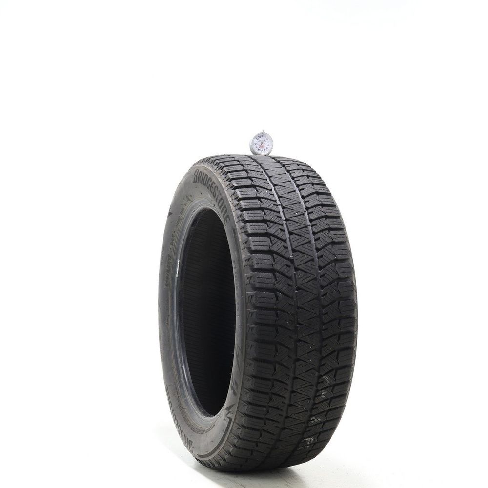 Set of (2) Used 215/55R17 Bridgestone Blizzak WS90 Studless 94H - 8-9/32 - Image 1