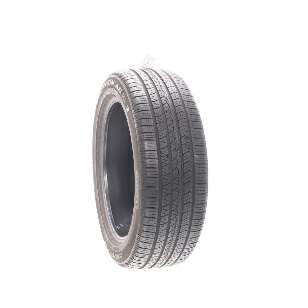 Set of (2) Used 235/55R20 Pirelli Scorpion AS Plus 3 102H - 7.5-8/32 - Image 1