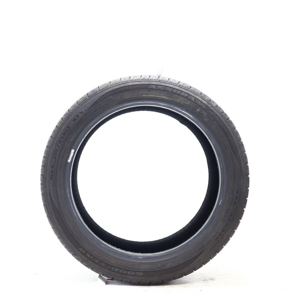 Set of (2) Used 215/45R17 Goodyear Assurance All-Season 87V - 6.5/32 - Image 3