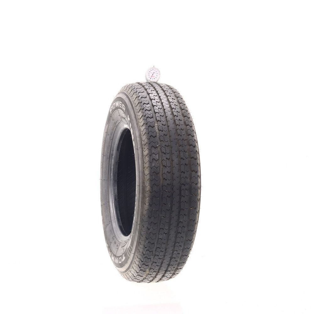 Set of (2) Used ST 205/75R14 Power King Towmax STR II 100/96L C - 7.5-8/32 - Image 4