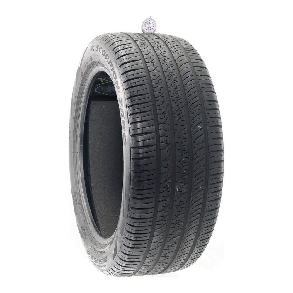 Set of (2) Used 285/45R21 Pirelli Scorpion Zero MO-S ELECT PNCS 113H - 7/32 - Image 1