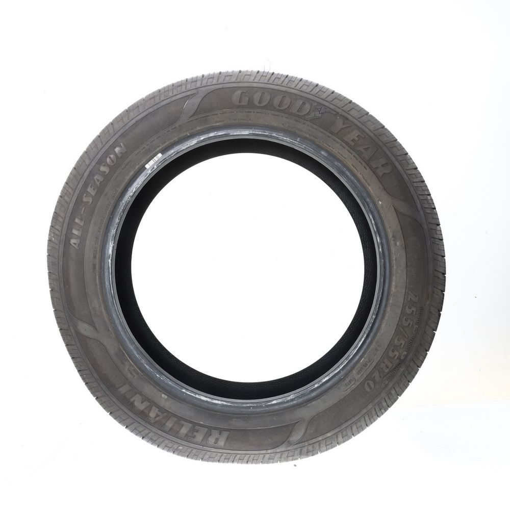 Set of (2) Used 255/55R20 Goodyear Reliant All-season 110V - 9-10/32 - Image 3