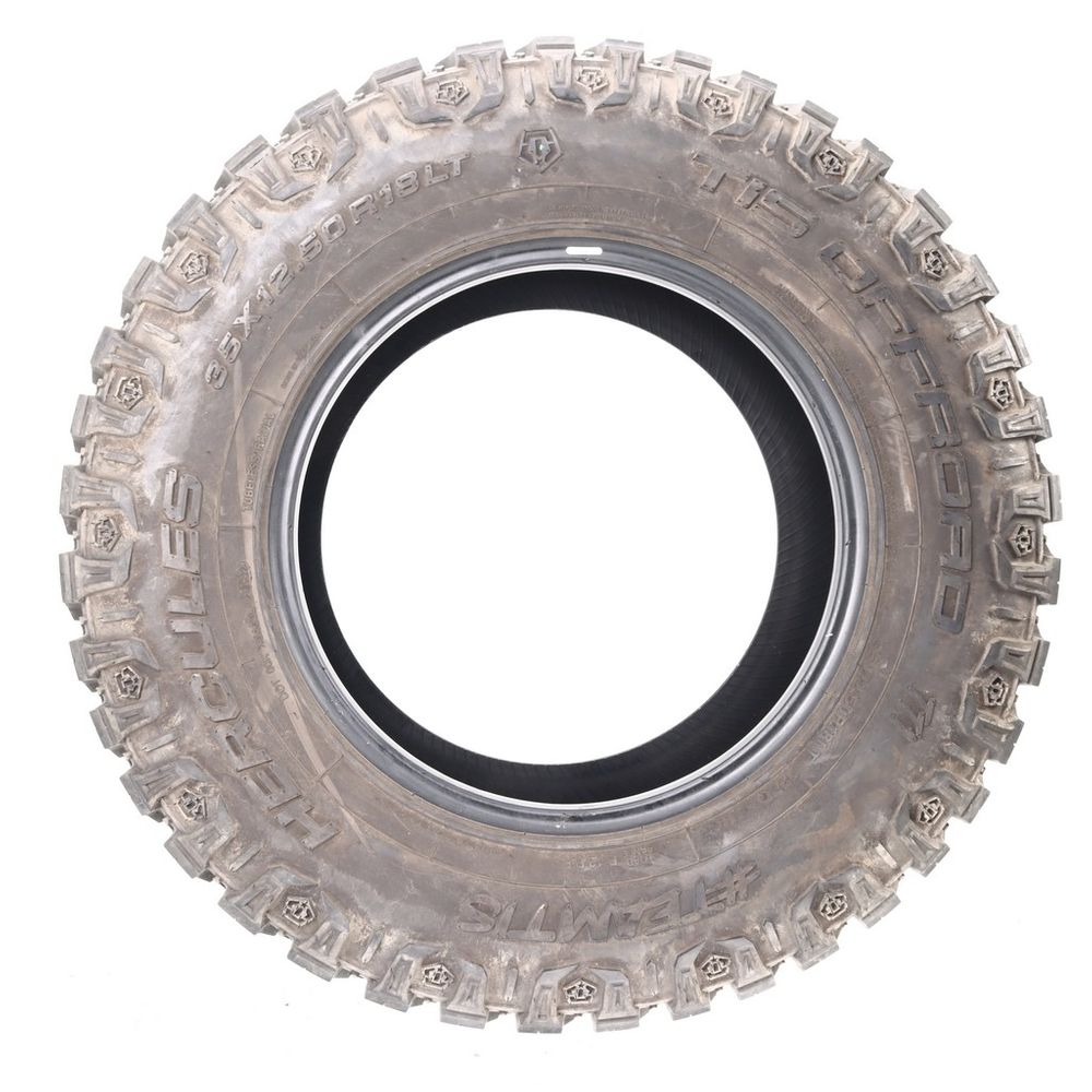 Set of (2) Used LT 35X12.5R18 Hercules TIS Offroad TT1 128Q F - 9-9.5/32 - Image 3