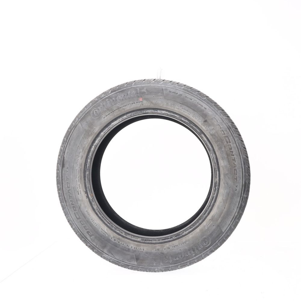 Used 215/55R16 Continental ProContact TX 97H - 6.5/32 - Image 3