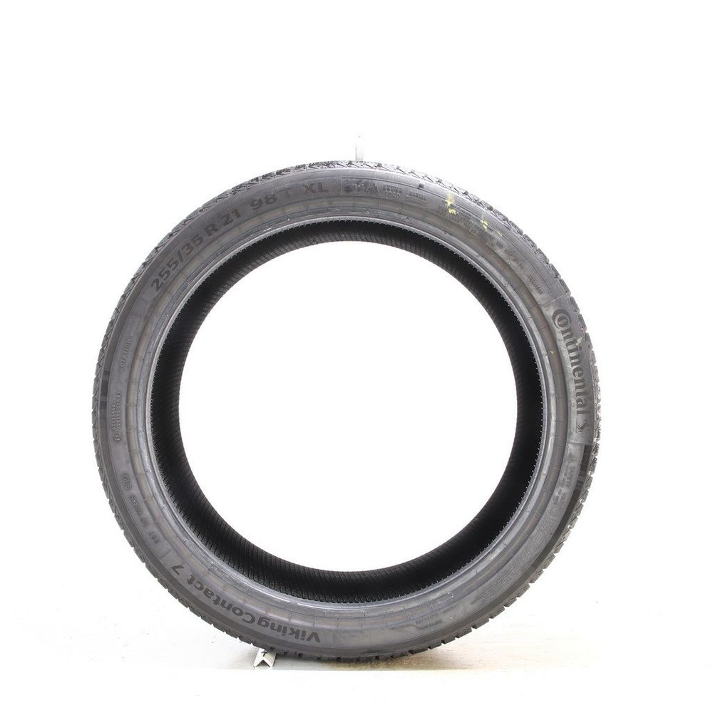 Set of (2) Used 255/35R21 Continental VikingContact 7 98T - 9.5/32 - Image 3