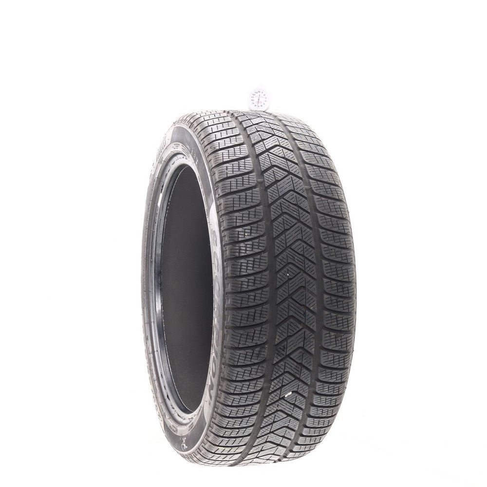 Set of (2) Used 255/45R20 Pirelli Scorpion Winter AO 101V - 7/32 - Image 1