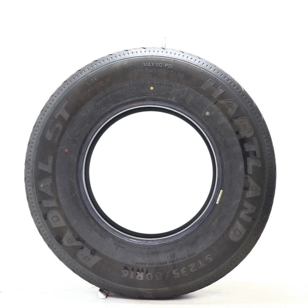 Set of (2) Used ST 235/80R16 Hartland Radial ST 124/120N E - 6.5/32 - Image 3