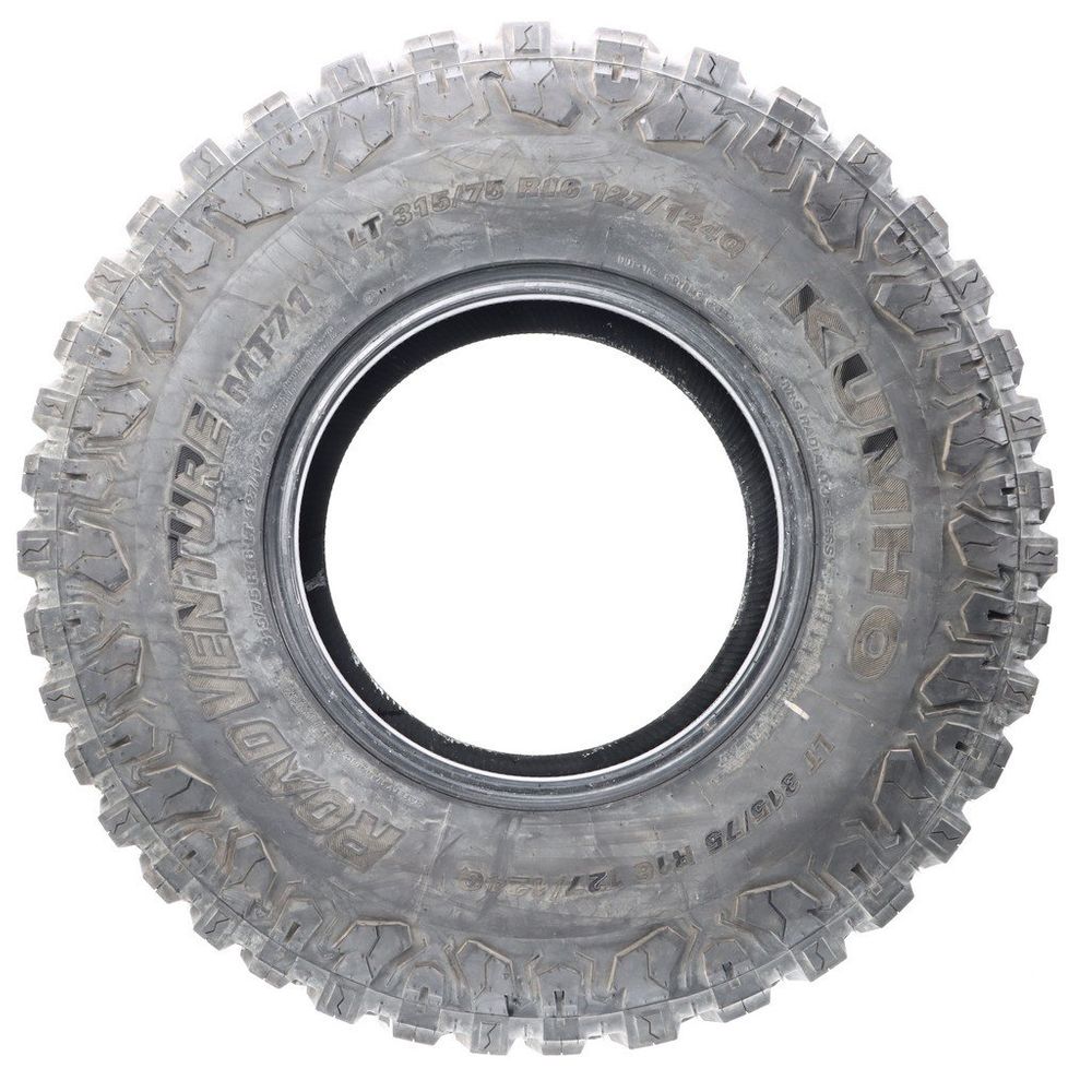 Set of (2) Used LT 315/75R16 Kumho Road Venture MT71 127/124Q E - 18/32 - Image 3