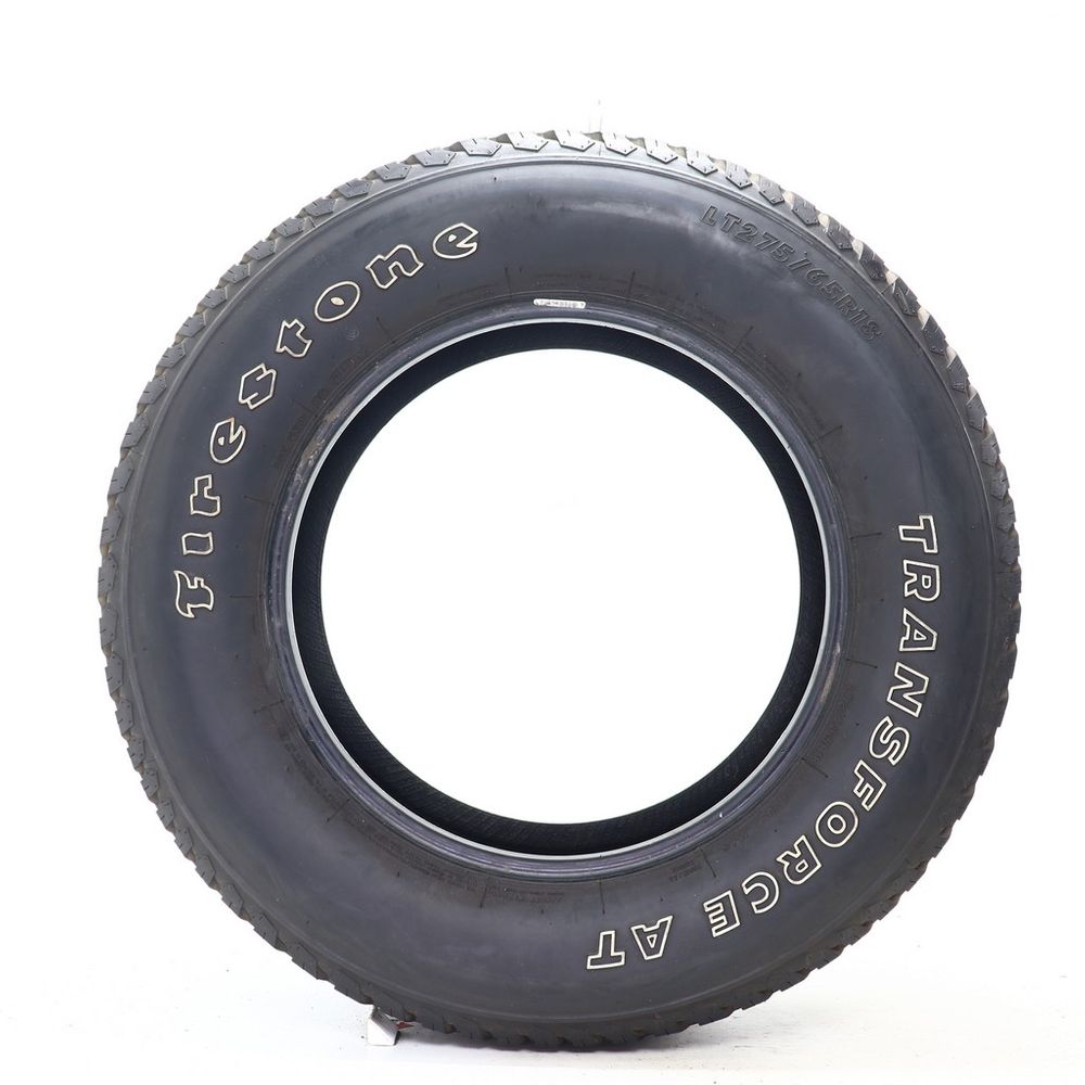 Set of (2) Used LT 275/65R18 Firestone Transforce AT 123/120S E - 6.5-7/32 - Image 3