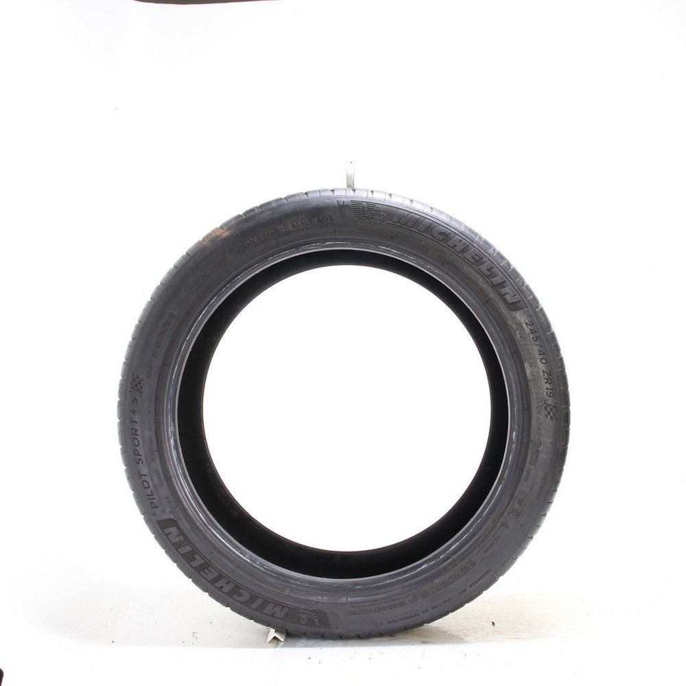 Set of (2) Used 245/40ZR19 Michelin Pilot Sport 4 S 98Y - 7.5-8.5/32 - Image 6