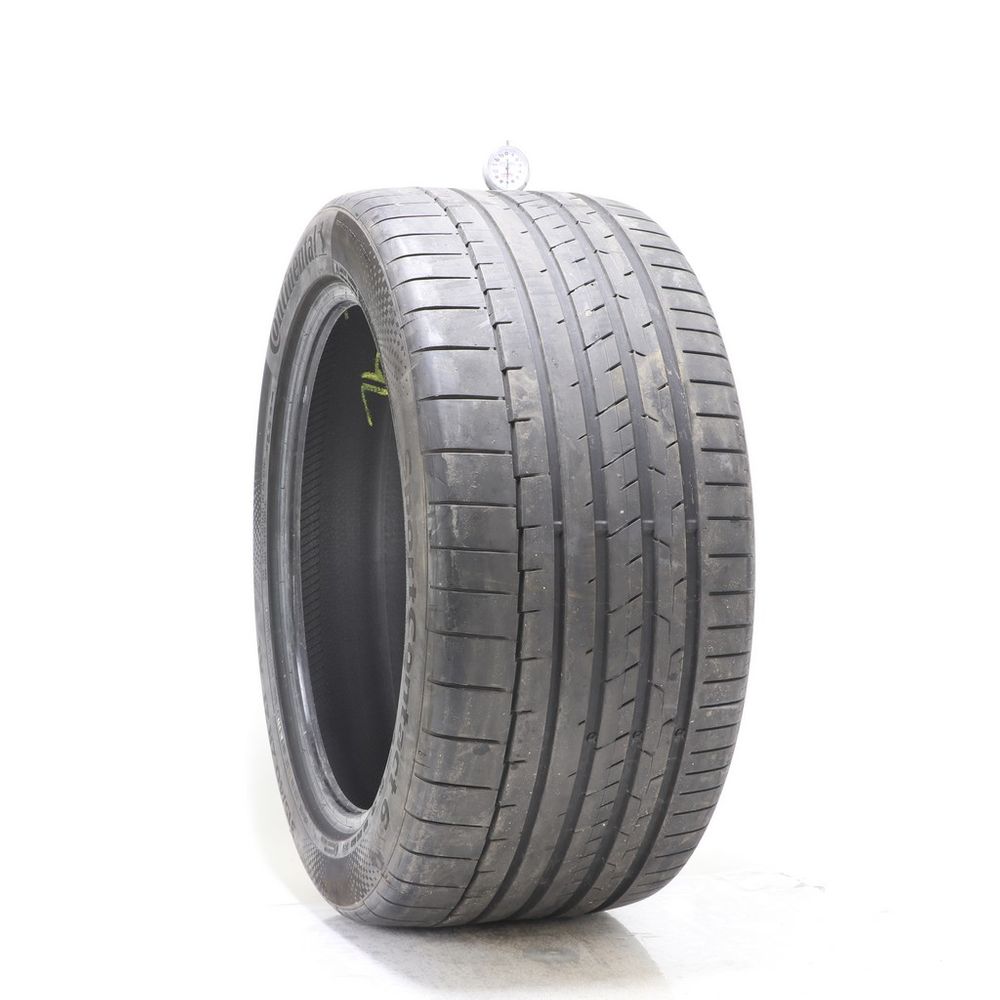 Set of (2) Used 315/40ZR21 Continental SportContact 6 MO1 115Y - 7-8/32 - Image 1