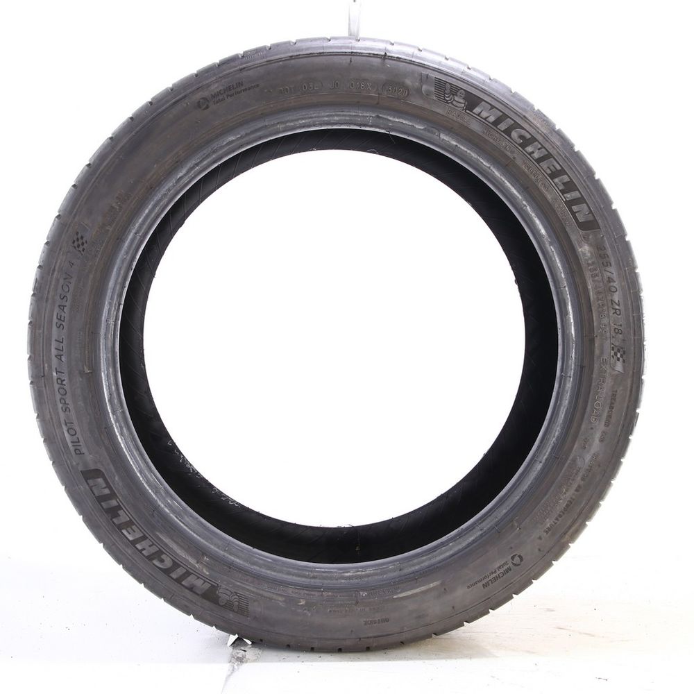Set of (2) Used 255/40ZR18 Michelin Pilot Sport All Season 4 99Y - 6-7.5/32 - Image 3