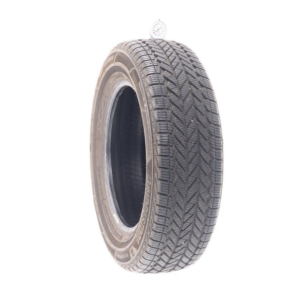 Set of (4) Used 195/65R15 Bridgestone WeatherPeak 91H - 9/32 - Image 1