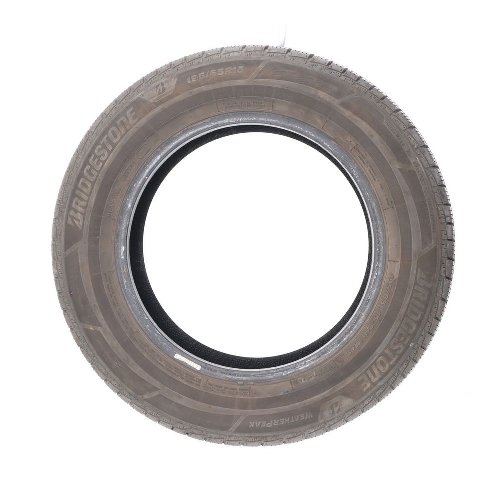 Set of (4) Used 195/65R15 Bridgestone WeatherPeak 91H - 9/32 - Image 3
