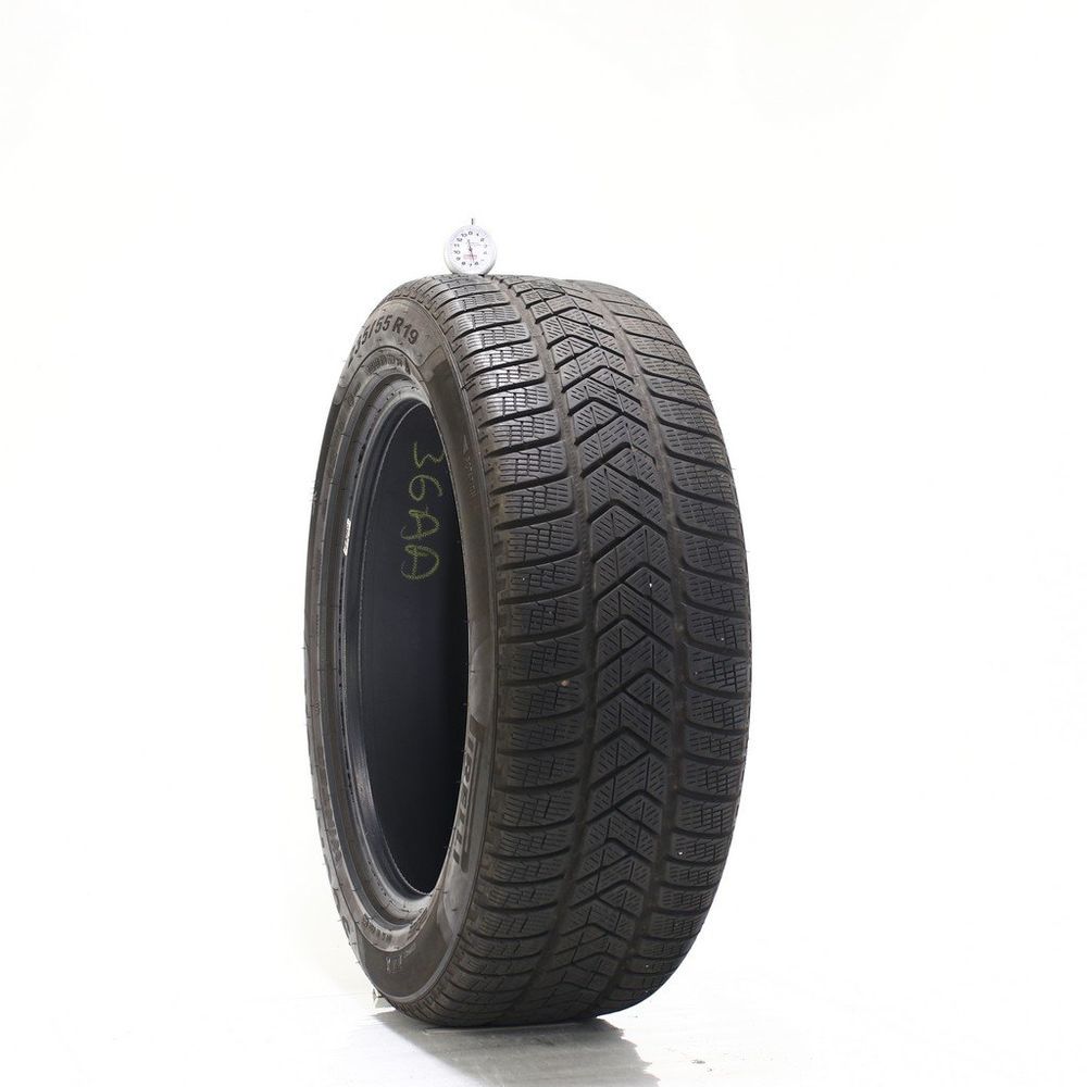 Set of (2) Used 235/55R19 Pirelli Scorpion Winter NO 101V - 6/32 - Image 1