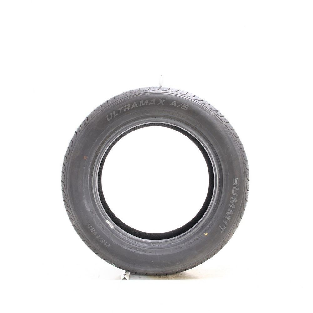 Set of (2) Used 215/60R16 Summit Ultramax A/S 95H - 9/32 - Image 3