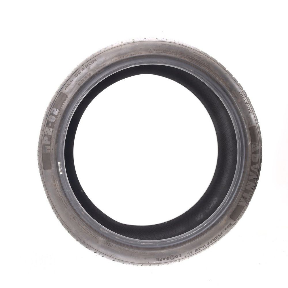 Used 265/35ZR22 Advanta HP Z-02 102W - 8/32 - Image 3