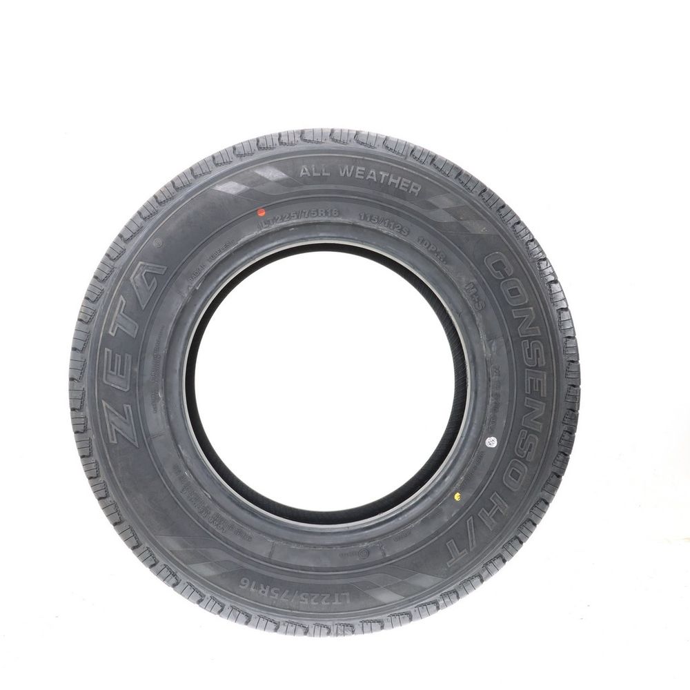 Set of (2) New LT 225/75R16 Zeta Consenso H/T 115/112S E - Image 3