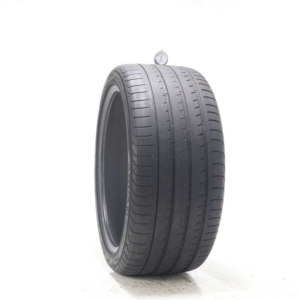 Set of (2) Used 295/35R21 Yokohama Advan Sport N-2 V105 SUV 107Y - 7-8/32 - Image 1