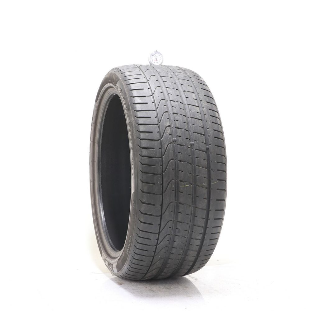 Set of (2) Used 295/35ZR21 Pirelli P Zero MO 107Y - 6-6.5/32 - Image 4