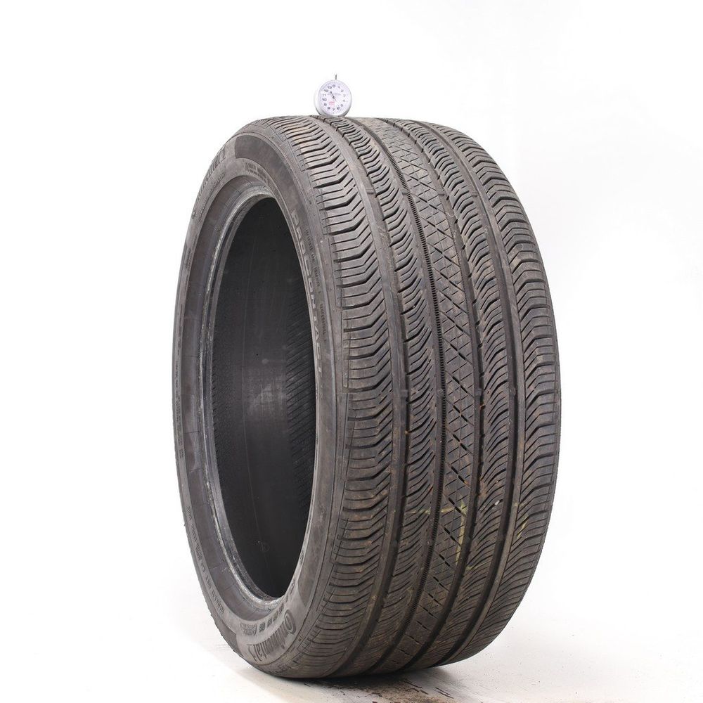 Set of (2) Used 285/40R21 Continental ProContact TX NO 109V - 5.5-7/32 - Image 1