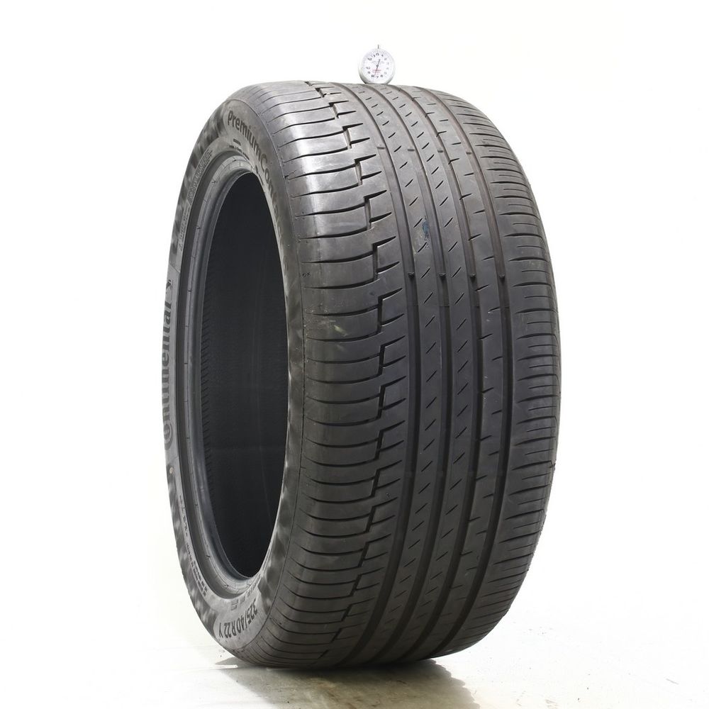 Set of (2) Used 325/40R22 Continental PremiumContact 6 MO 114Y - 7.5/32 - Image 1