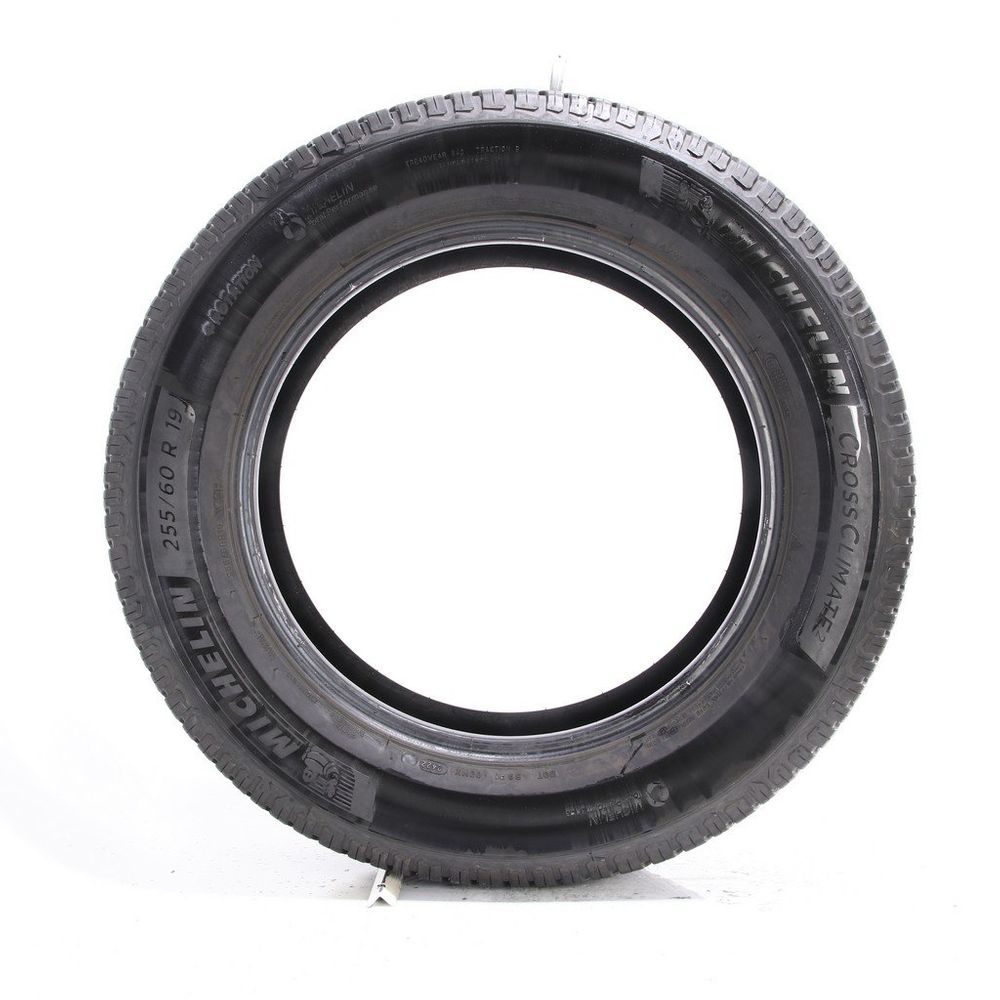 Set of (2) Used 255/60R19 Michelin CrossClimate 2 109H - 8.5-9/32 - Image 3