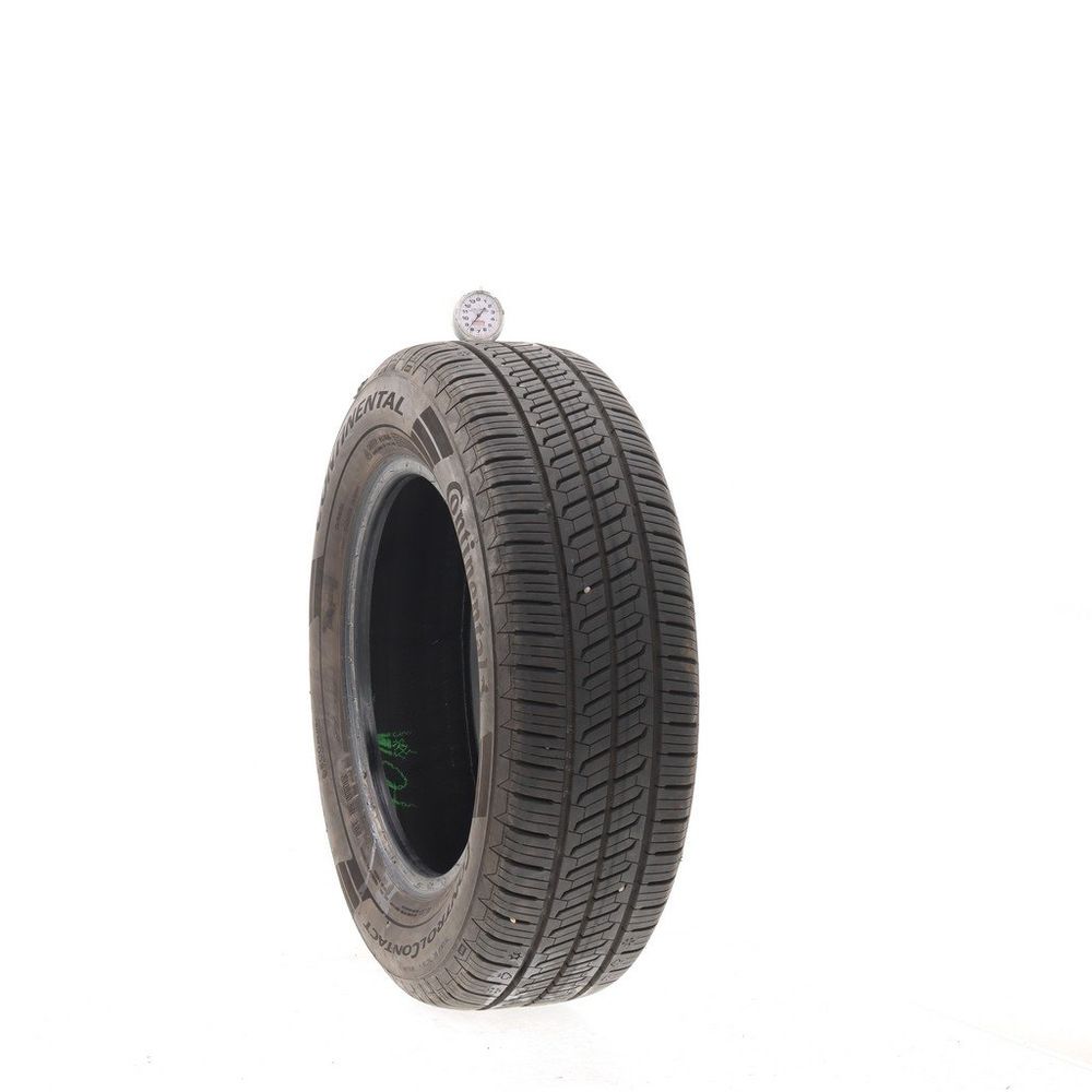 Set of (2) Used 195/65R15 Continental ControlContact Tour M A/S EV 91H - 8.5/32 - Image 1