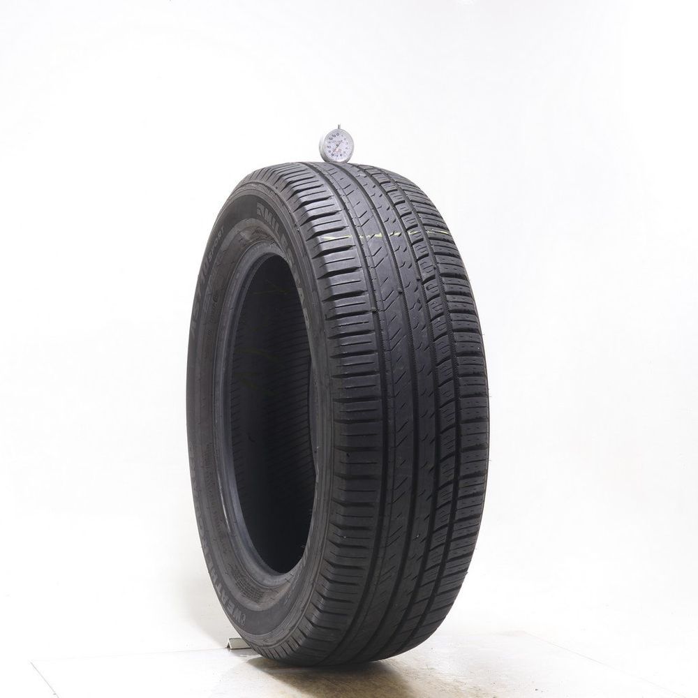 Set of (2) Used 225/60R18 Milestar Weatherguard AS 710 Sport 104H - 8-9/32 - Image 1